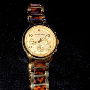 Michael Kors gold and brown print *NWOT*